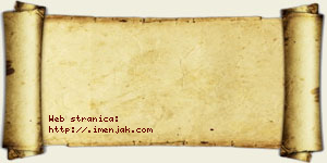 Zorana Bakić vizit kartica